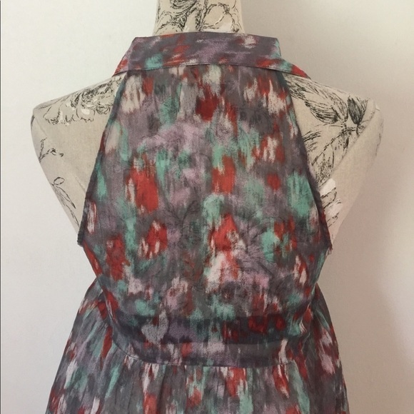 𝅺*volcom Sheer Tunic Top Dress S - Picture 4 of 6